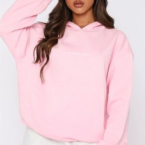 White Fox Boutique light pink hoodie